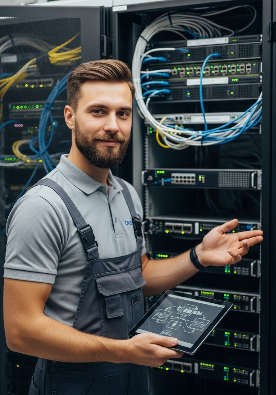 Kaart van NordicCloud netwerkkanalen in Europa